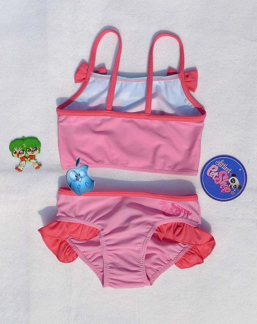 New foreign trade children's swimsuits for girls split triangle swimsuits for children and baby bikini cute swimsuits