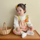 25 baby clothes autumn clothes baby spring clothes fashionable pure cotton long-sleeved onesie spring autumn princess ha-shirt outing crawling clothes