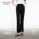 Autumn Water Yiren Casual Pants for Women 2025 Summer New Classic Commuter Slit Slit Suit Wide-Legged Black Pants