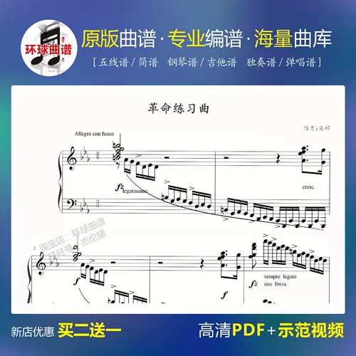 革命练习曲 新人首单立减十元 22年2月 淘宝海外