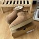 Henan Sangpo Village 2025 new sheepskin one-piece genuine leather wool muffin thick sole heightening snow boots women's short tube