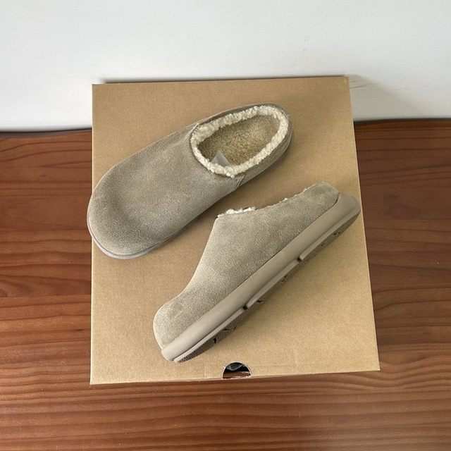 Henan Sangpo Sheep Fur Terminal Folk Wool Small Potato All -inclusive Boken Shoe Bao Head Half slippers Snow Boot Women
