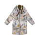 
The answer to the mystery is that women's winter style retro hooded loose mid-length duck down jacket 244MY1527
