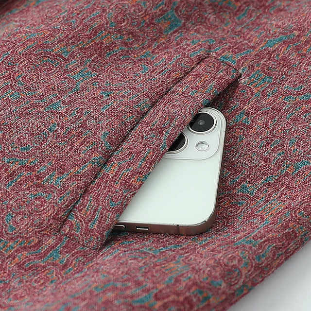 Elderly autumn clothing, female temperament, grandma woolen coat, 60-year-old mother, winter plus velvet top, old lady clothes
