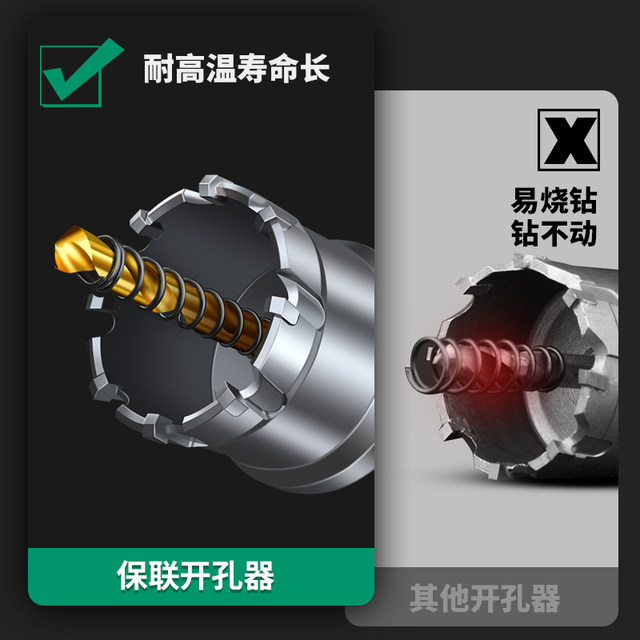 Stainless steel alloy special opening device multifunctional metal super hard drill bit pitch pitch artifact iron leather pore expansion
