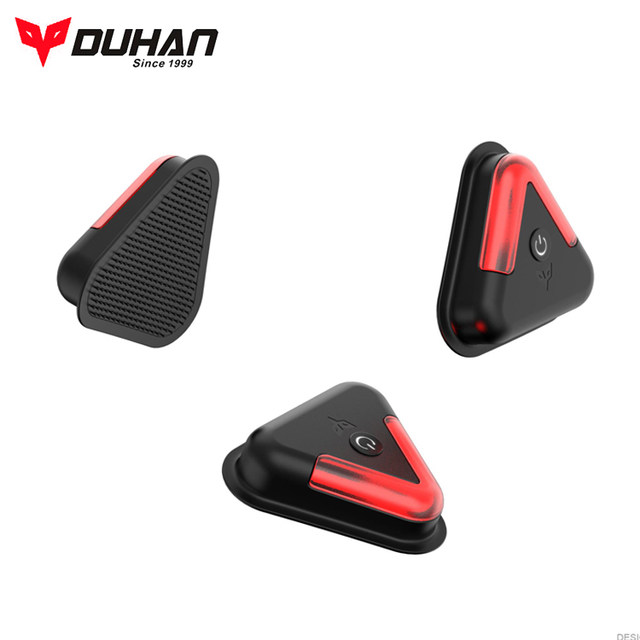 Duhan motorcycle riding warning light night riding helmet strobe light USB charging flashing reminder light safety equipment