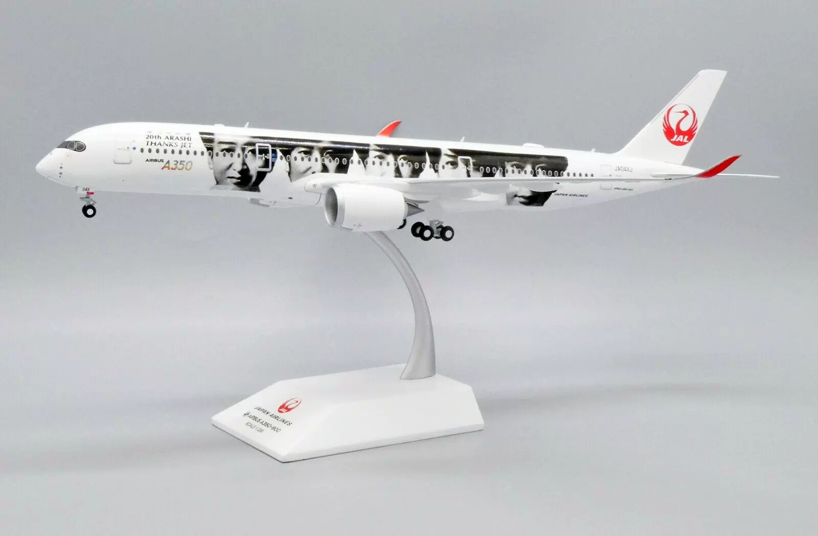 SALE／37%OFF】 @新品@日本航空A350-900JAL 嵐Thanksジェット1/400 