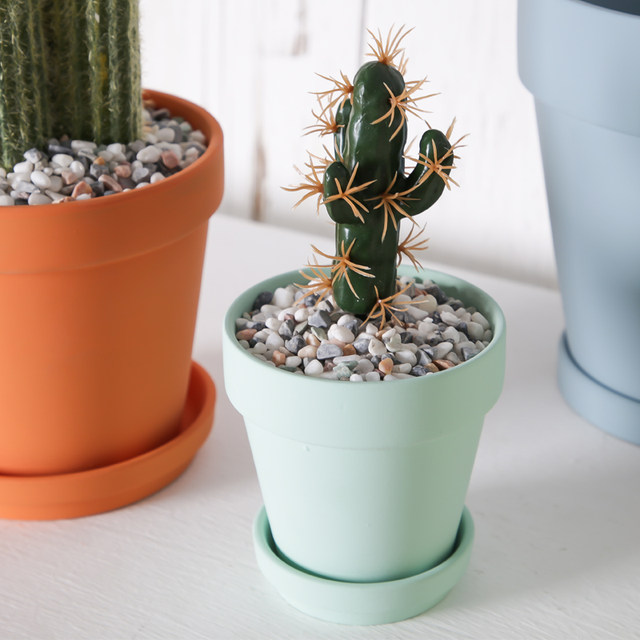 Morandi matte round colored ceramic flower pot Nordic simple succulent green plant pot indoor and outdoor special price ceramic pot
