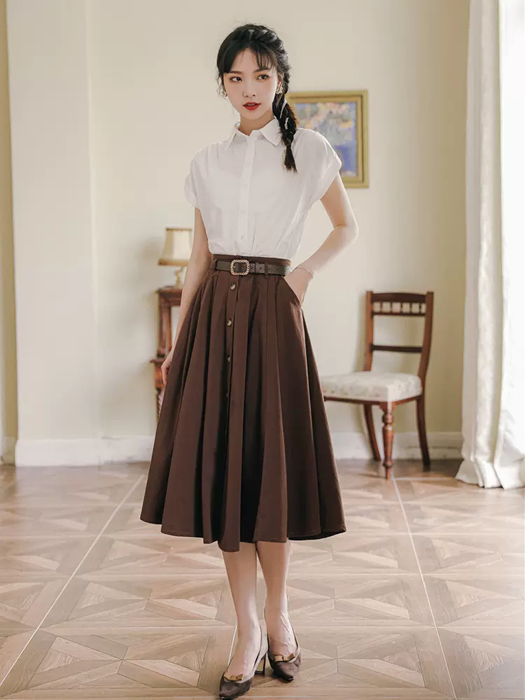 80年代港風復古女裝洋裝套裝女民國氣質懷舊古著90