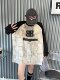 Spring and Autumn large version long-sleeved T-shirt for women Korean style raglan sleeves tie-dye all-over printed round neck top loose casual bottoming shirt trendy T