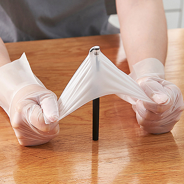 Supermarket Exclusive SODOLIKE Food Grade Disposable TPE Elastic Housekeeping Cleaning Kitchen 120 Gloves