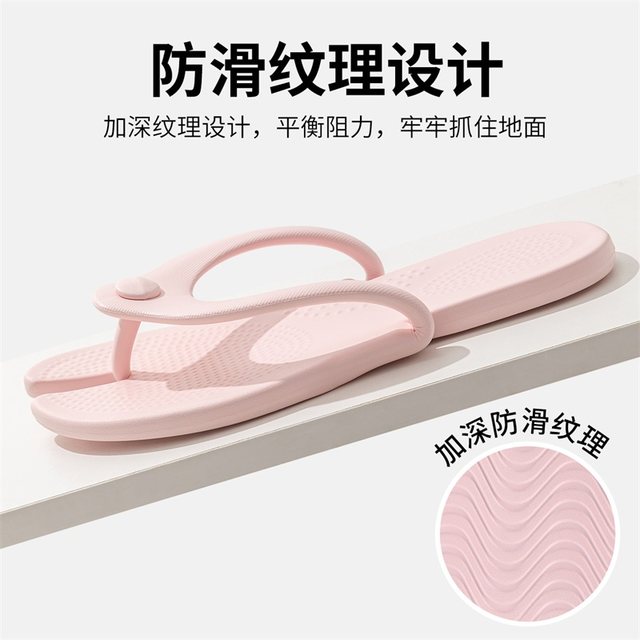 Lida Nicole folding travel slippers for women portable travel non-slip business trip hotel can take a bath disposable slippers for men
