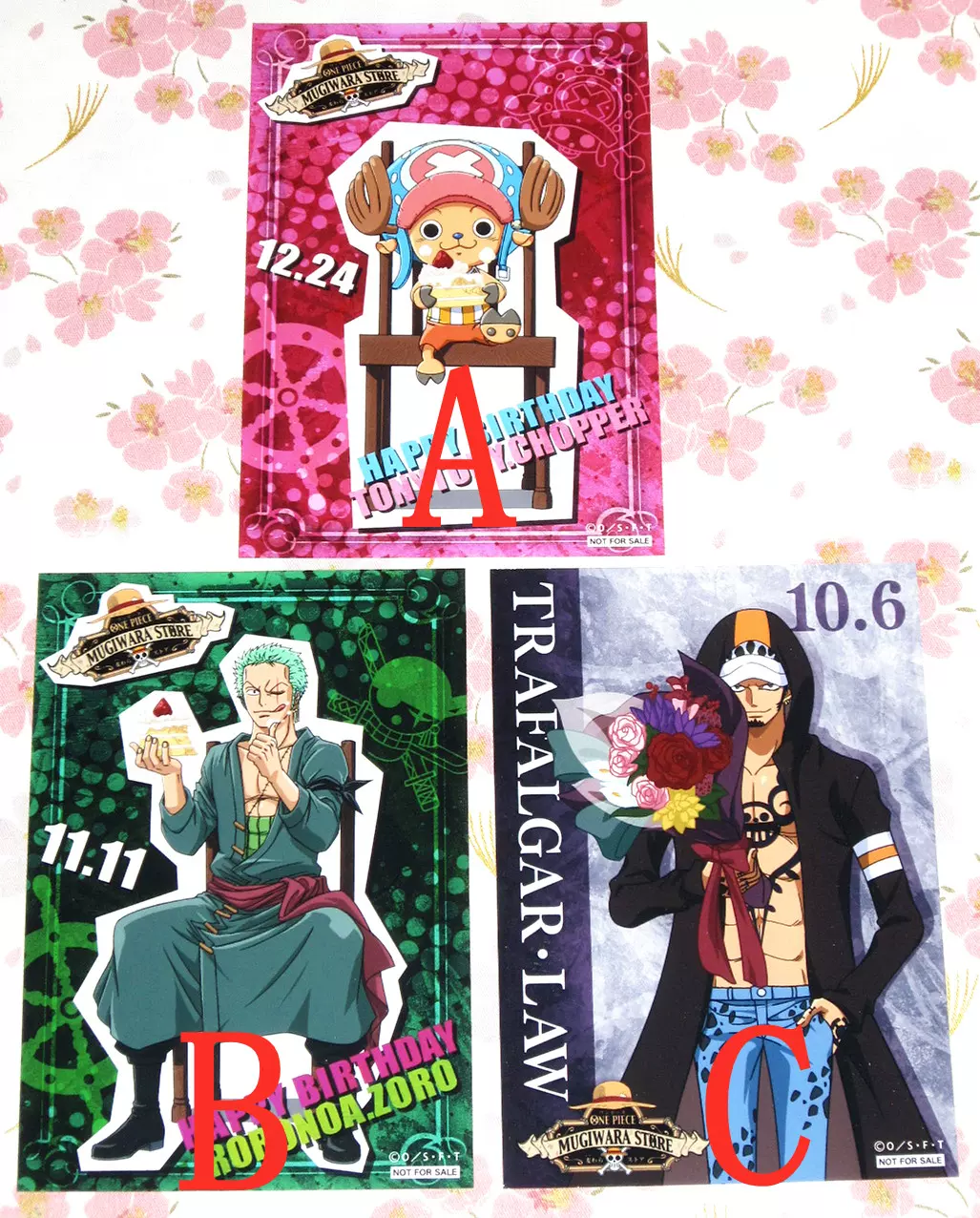 海贼王生日卡片 新人首单立减十元 21年12月 淘宝海外