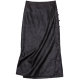 Silk intertwined seawater pattern fragrant cloud yarn skirt women's knee-length skirt mid-length women's versatile Chinese quilted skirt
