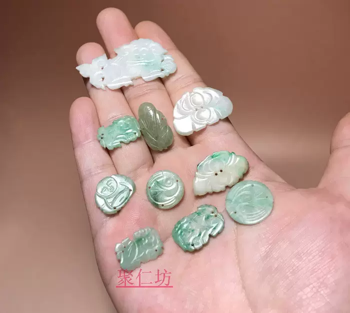 古玉老玉老翡翠清代翡翠小精品翡翠花片标价为