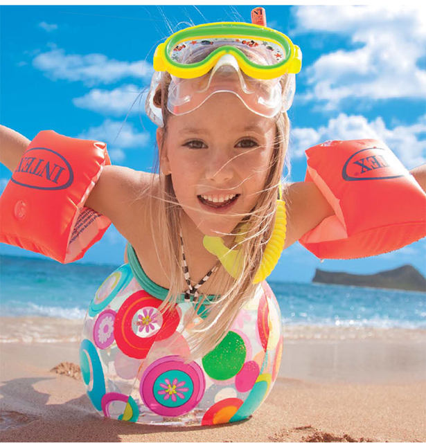 Genuine INTEX Beach Ball Inflatable Ball Thickened Children's