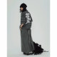 Stillyou retro all -out outdoor worker dress double pocket loose waist skirt women's thin A -shaped long skirt