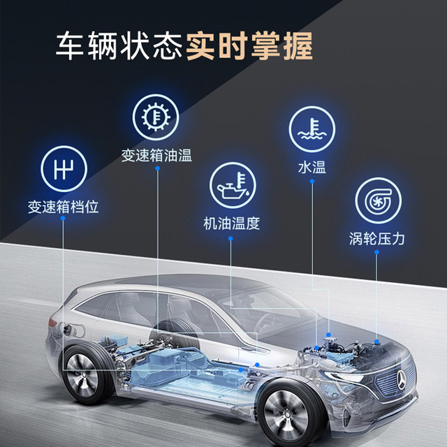 MAGICIAN Magician OBD multi-function instrument F835Plus oil, water, air temperature, turbine speed car modification