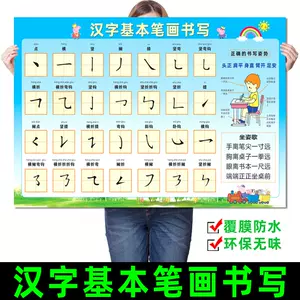 汉字表墙贴 新人首单立减十元 22年9月 淘宝海外