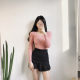 Fishtail skirt 2017 new autumn and winter women's ruffle hip skirt suede short skirt elastic one-step skirt flower bud skirt