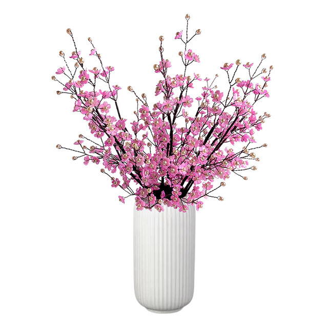 Romantic cherry blossom material package DIY hand-woven bouquet cherry blossom simulation flower four-leaf petals