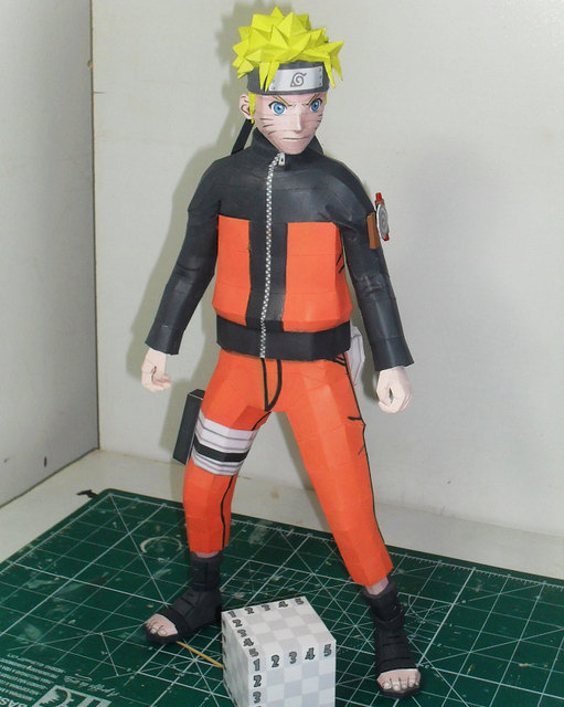 3D paper model handmade DIY gift anime assembly doll Naruto Naruto