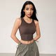 Mitaogirl seamless one-cup sports bra women's tight waist fitness vest professional training yoga wear
