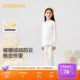 Balabala girls thermal underwear set for autumn and winter thickened children's autumn clothes and autumn pants bottomed pajamas Class A cotton
