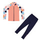 Children's split swimsuit medium-large children's quick-drying long-sleeved surfing suit summer trousers sunscreen cardigan orange casual swimsuit