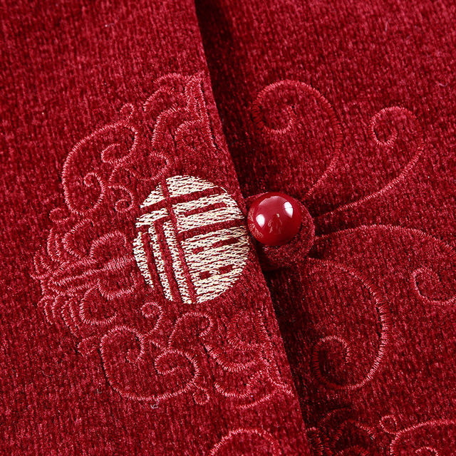 Elderly women's winter coats, grandma's Tang suit, mother's velvet tops, elderly ladies' imitation mink velvet thickened clothes