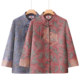 Grandma's autumn coat, middle-aged and elderly women in their 70s and 80s, old lady's clothes, mother's national style autumn and winter velvet tops