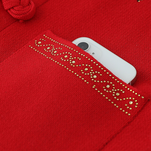 Elderly girl autumn and winter wedding banquet celebrates Tang clothing grandma sweater plus velvet mother knitted jacket old lady new jacket
