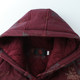 Middle -aged and elderly people in winter cotton clothes female grandma hooded jacket plus velvet thickened mother warm cotton jacket old lady loose