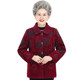 Winter clothing for the elderly, grandmother's coat, 70 and 80 year old lady's autumn and winter woolen mother's thick colored mink velvet top