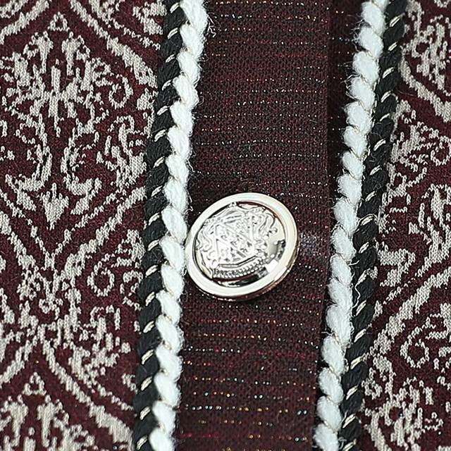 Plus size mother's coat new style noble clothes for middle-aged and elderly women spring and autumn short style small fragrant tops