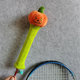 Halloween pumpkin badminton racket handle cover protective cover feather racket handle cover high elastic universal badminton pendant