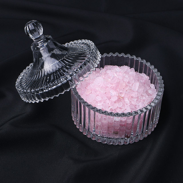 Natural degaussed white crystal gravel raw stone specimen gemstone ornaments bracelet degaussing stone purification crystal bowl degaussing bowl