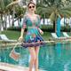Women's 2023 new couple sexy beach dress style conservative belly-covering slim men's hot spring beach swimming