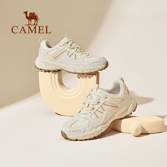 Camel sneakers for women 2025 new casual shoes for women wear-resistant non-slip casual hiking shoes for outdoor hiking shoes