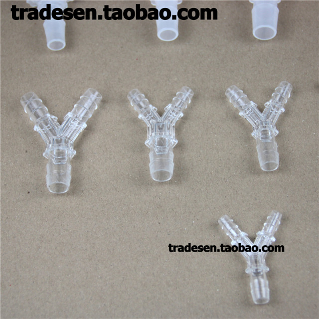 Y-type tee hose tee pagoda joint plastic equal diameter variable diameter pagoda tee herringbone pagoda inclined tee