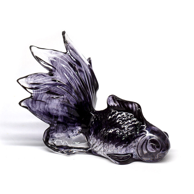 Three-dimensional goldfish mold DIY resin painting accessories crystal drop mold silicone mold material handmade ornament
