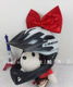 Children's balance car sliding adult motorcycle electric car ski helmet decoration headwear sequined big bow