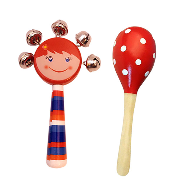 Rattle rattle rattle baby can bite and grasp 0 to 1 year old 678910 month baby child comfort toy