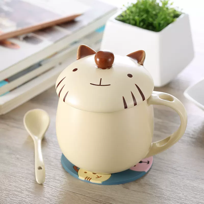 造型杯子盖马克杯子 新人首单立减十元 2021年11月 淘宝海外