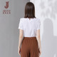 White half turtleneck puff sleeve shirt for women 2025 new high-end fashion beautiful shirt French unique top