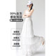 White cake skirt long skirt for women in spring and autumn 2025 new high-end fairy mesh long skirt fluffy skirt