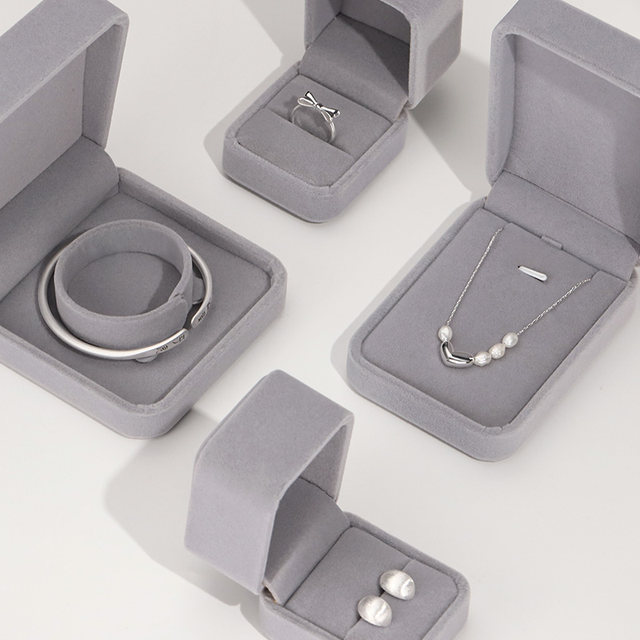 Customized Suede Gift Box Exquisite Handbag Jewelry Box Earrings Ring Necklace Bracelet Storage Box