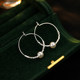 925 Sterling Silver Broken Silver Pearl Earrings Niche Design 2025 New High-end Women's Stud Earrings