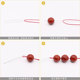Wenwan Crochet Lead Thin Hole Beading Tool for String Steel Wire Beading Wire Wire Beading Wire Rope Three-way Buddhist Bead Bodhi Tool