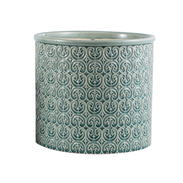 MimiHome Nordic Ice Cracked Crescent Green Plant Flowerpot Ceramic Flowerware Interior Decorations Exported to Foreign Designers